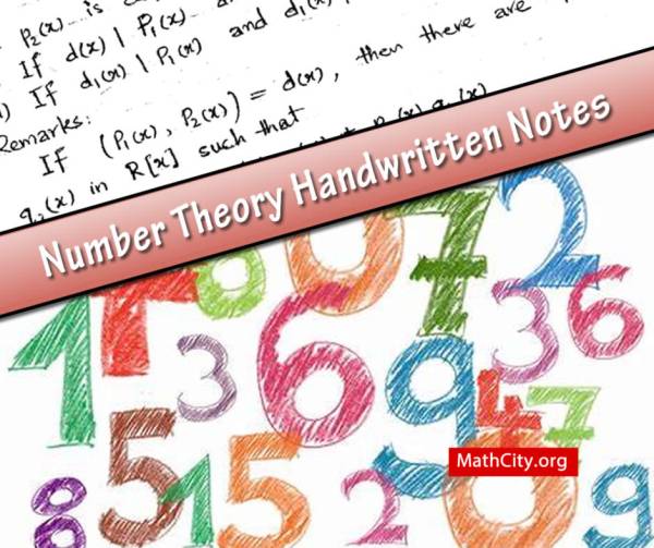 Number Theory: Handwritten Notes