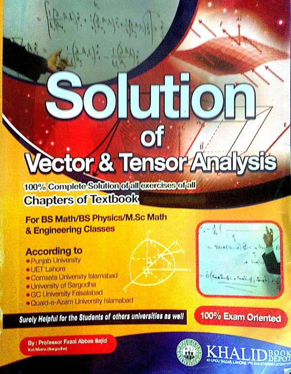 Vector & Tensor Analysis by Prof Fazal Abbas