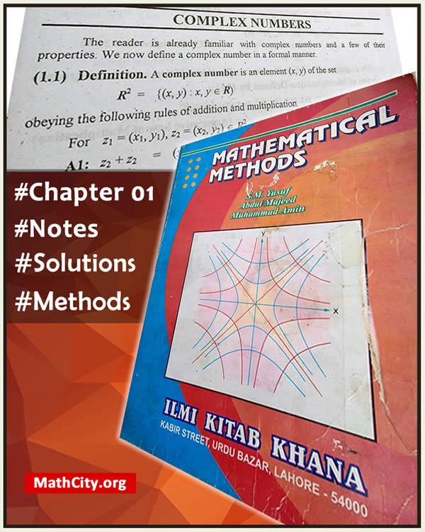Chapter 01 Complex Numbers Methods