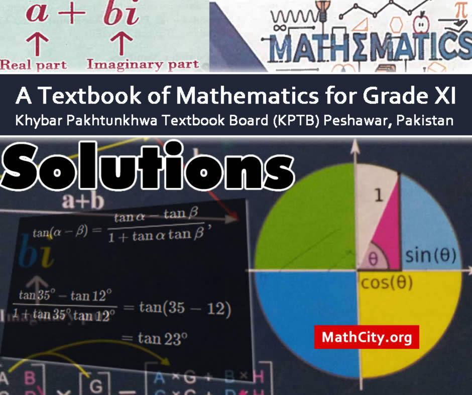 Solutions math 11 kpk mathcity