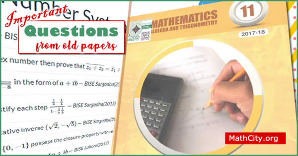 Important Questions FSc/ICS Part 1