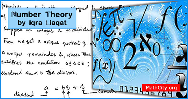Number Theory by Ms. Iqra Liaqat
