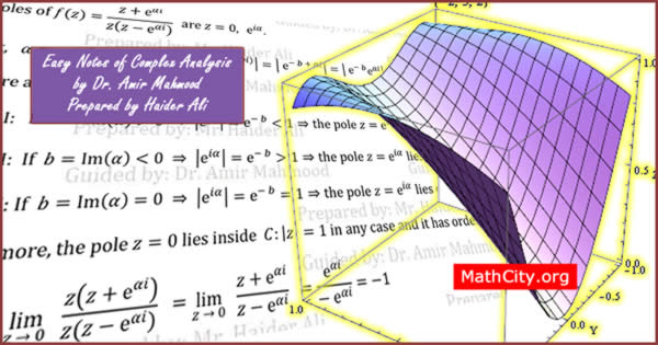 Complex Analysis (Easy Notes of Complex Analysis) 