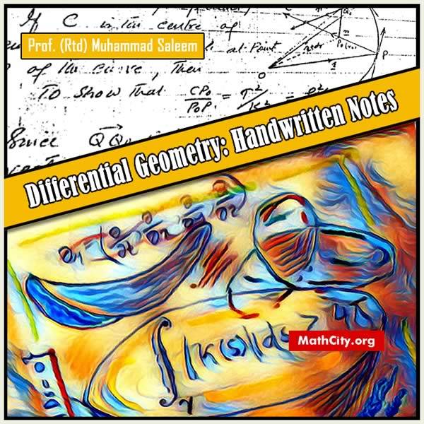 Differential Geometry: Handwritten Notes