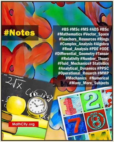 Notes of Mathematics