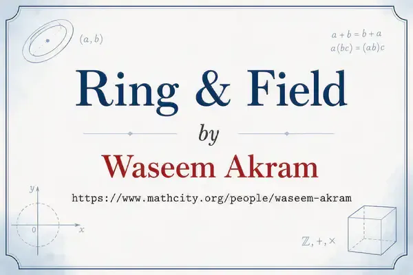 Ring and Field by Waseem Akram